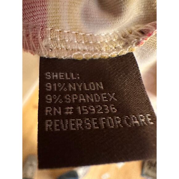 NWT J. McLaughlin Catalina Cloth Signature Tee Equestrian Red/Navy/Gold Sz Larg - Picture 6 of 7